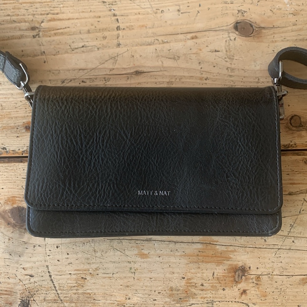 Matt & Nat Black Crossbody Bag - Picture 6 of 10